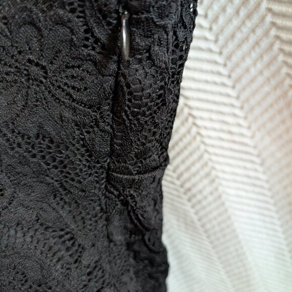 ASTR the Label Sweetheart Black Lace Corset Style Bodysuit Size XS Whimsigoth - Picture 6 of 8